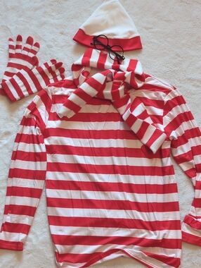 Adult Where's Waldo Costume with Accessories!